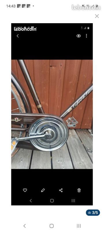 Vélo vintage superbe et rare grande taille (image 5)