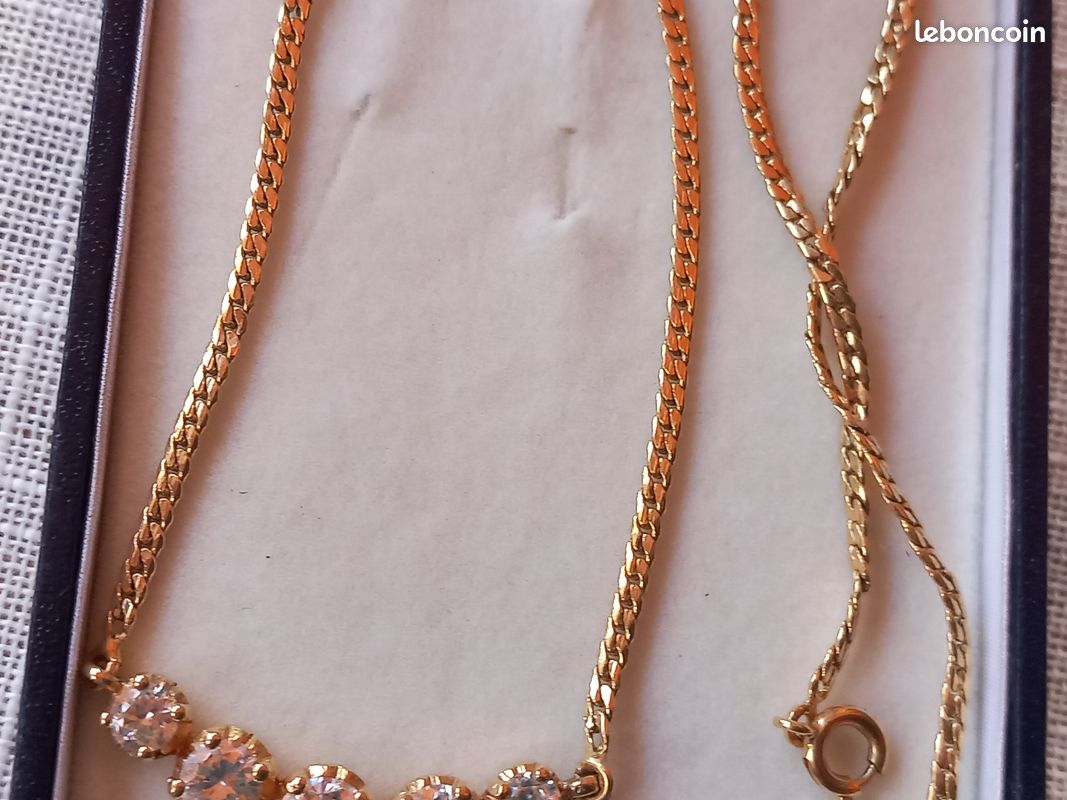 Collier Aura - Protection (plaqué or) | Tiroir de Lou