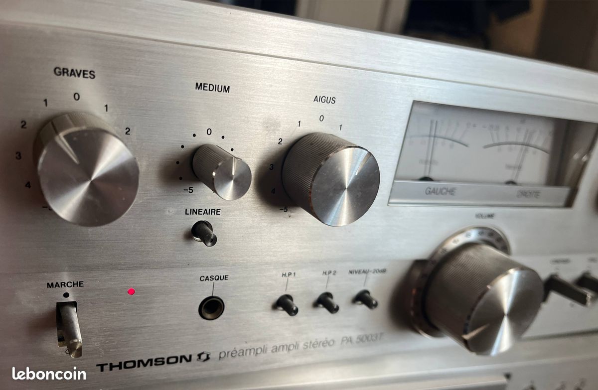 PRÉAMPLI AMPLI STÉRÉO Thomson Model No. PA 3517 T parfait état de