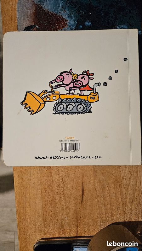 Bulldozer, livre bébé cartonné, par Benoît charlat (image 3)