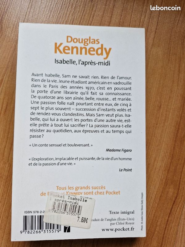 Isabelle, l'après midi (Douglas Kennedy) (image 2)
