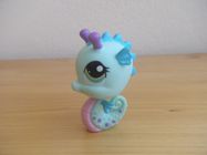 Figurine Littlest Pet Shop Hasbro - Hippocampe #1398 - Édition Spéciale Animaux Marins