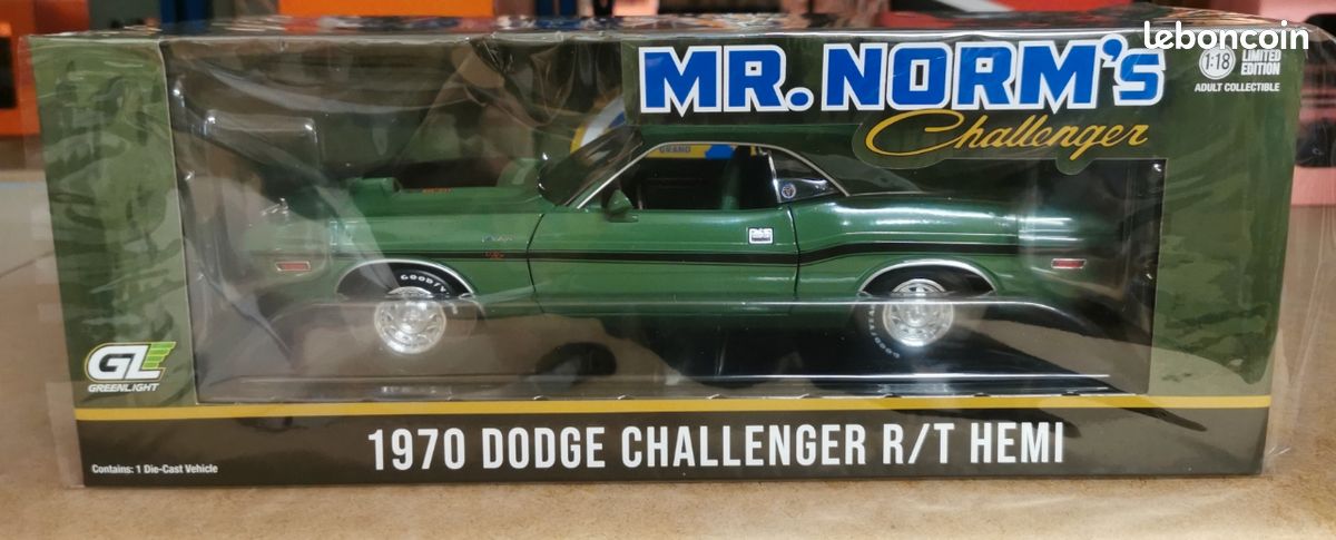 Dodge Challenger RT 1970 - Collection Greenlight 1/18 - Neuve Sous Boîte