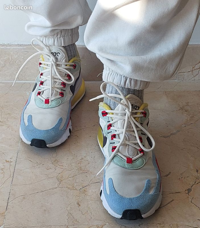 React Nike 270 Blanche Et Jaune Nike 270 Shoes 270 Blanche Et