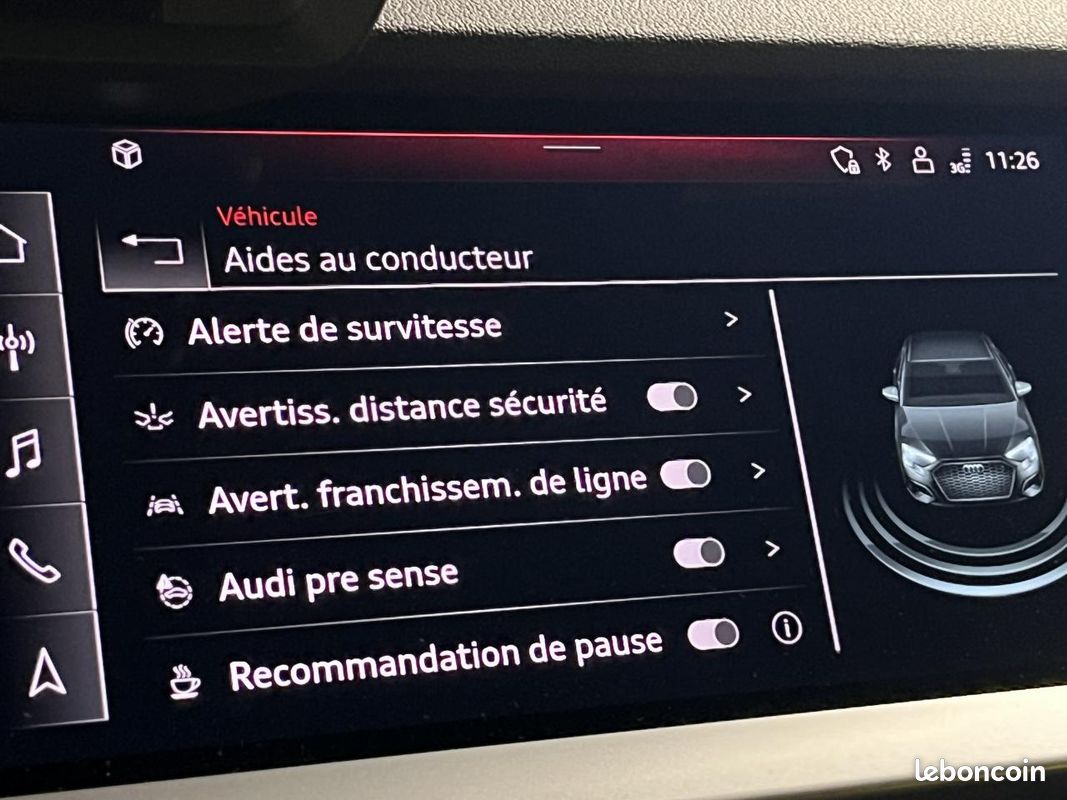 AUDI A3 Berline / Limousine 30 TFSI - 110CV - BV S-Tronic 7 Design (image 17)
