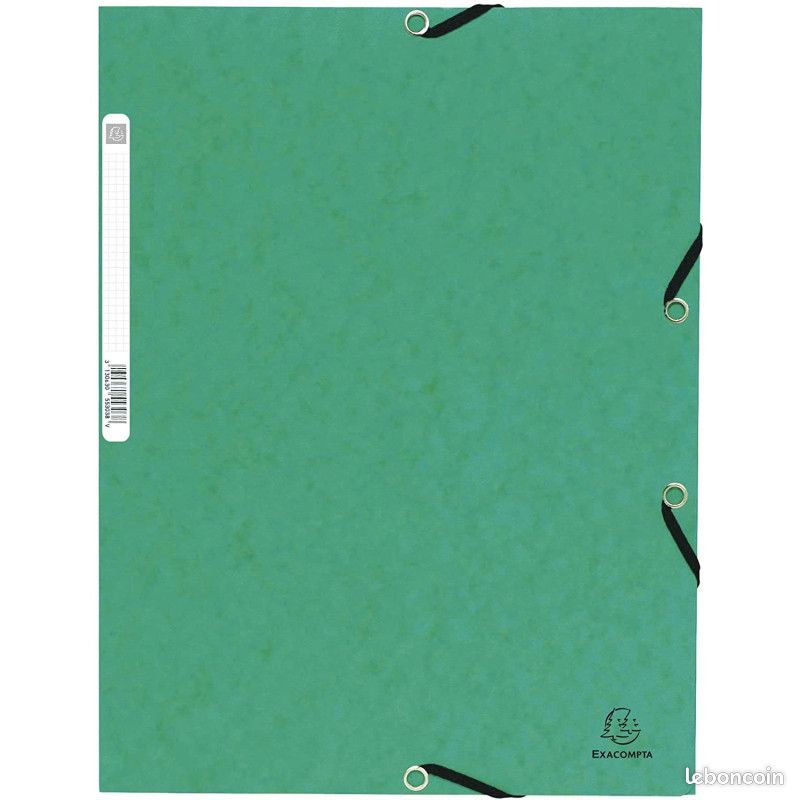 Chemise 3 Rabats Vert - Exacompta (image 1)