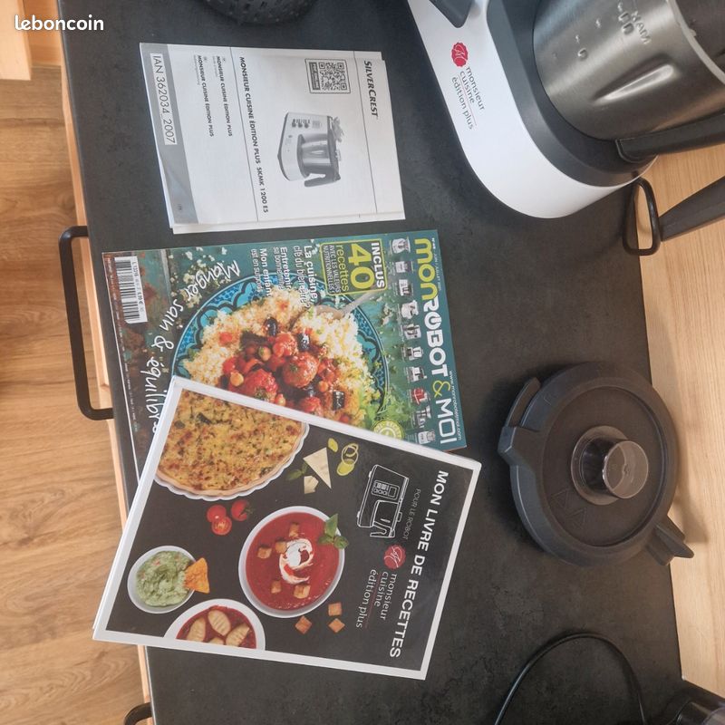 Livre De Recettes Pour Robot Monsieur Cuisine – Facile Et Délicieux – En Français – 107 Pages – Neuf