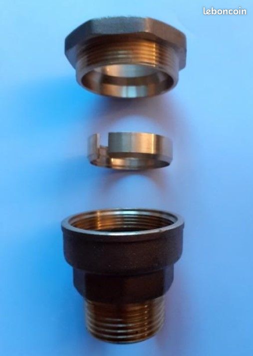 Raccord à emboiter pour tuyau de 32mm (3 pièces) (image 1)