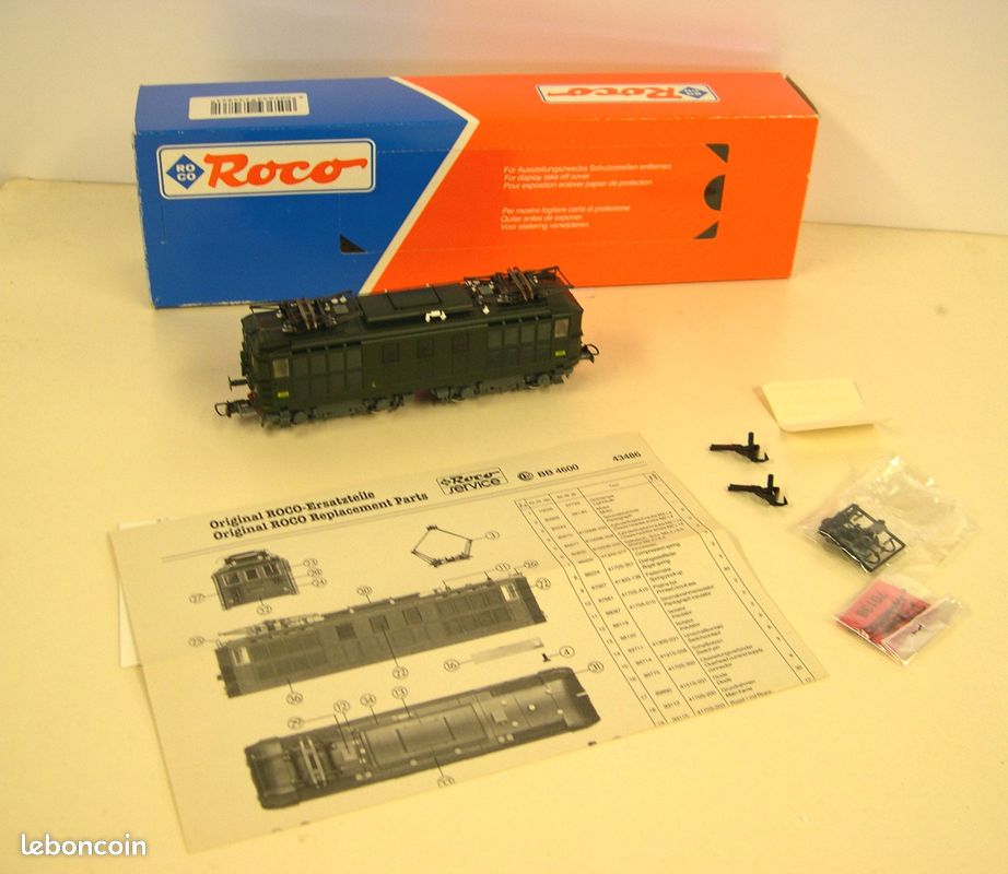 Train Roco SNCF échelle Ho - Modèle Complet D'occasion (Réf 43486)