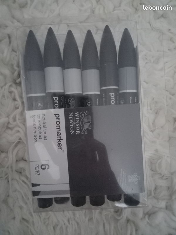 6 promarker tons neutres noir (image 1)