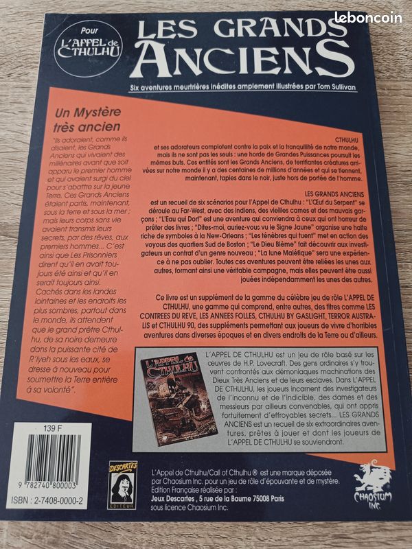 L'appel De Cthulhu - Cthulhu 90 1989