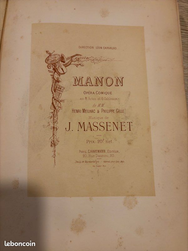 Manon partition (image 6)