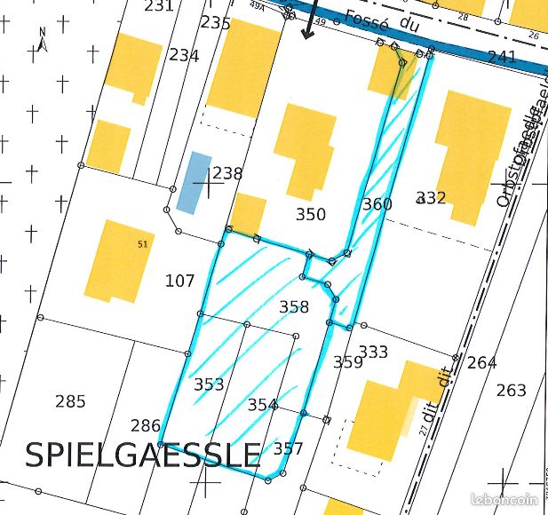 Terrain 956 m² · à Wintzenheim · 956 m² · 256 638 €