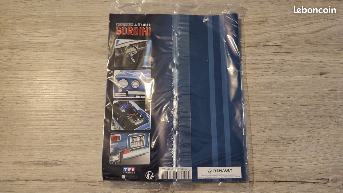 Fascicule numéro 13 n°13 seul sans pièce Renault R8 Gordini 1/8 1/8ème