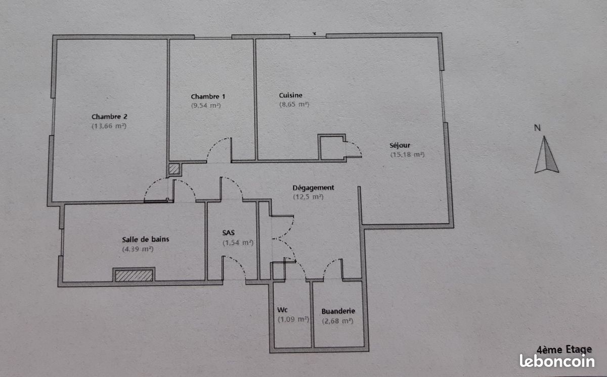 Appartement 3 pièces 69 m² · à Annecy · 69,2 m² · 320 000 €