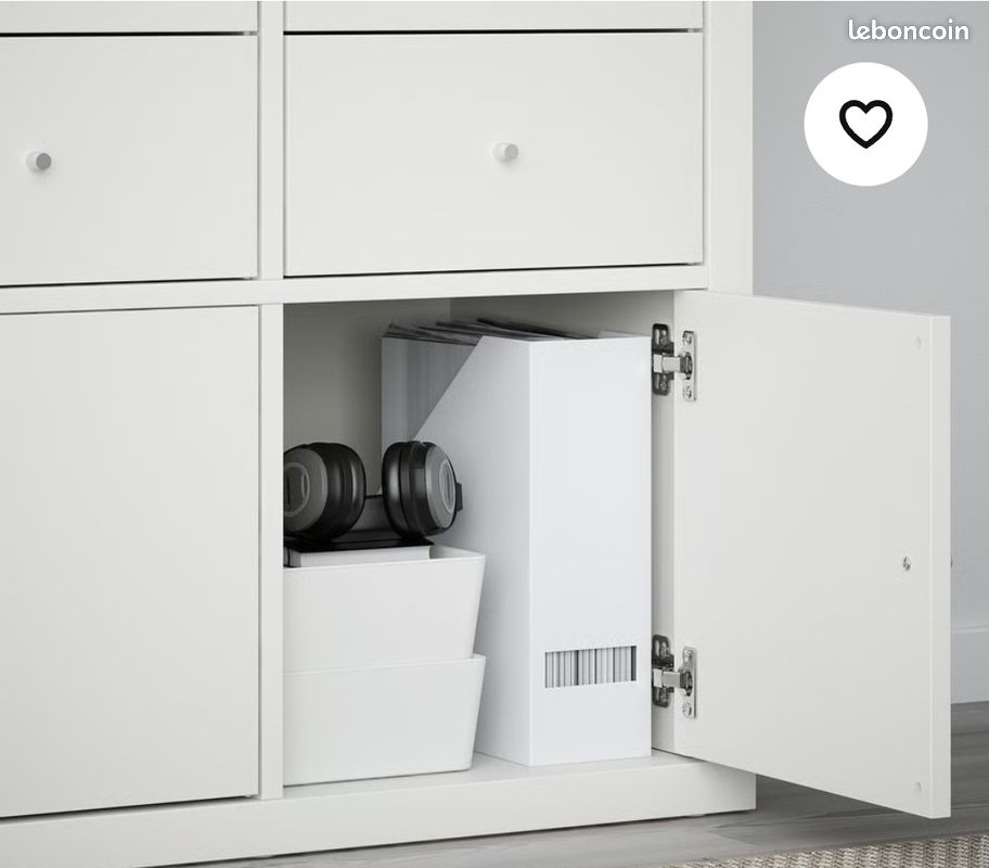 Kallax blanc 8 portes (image 5)