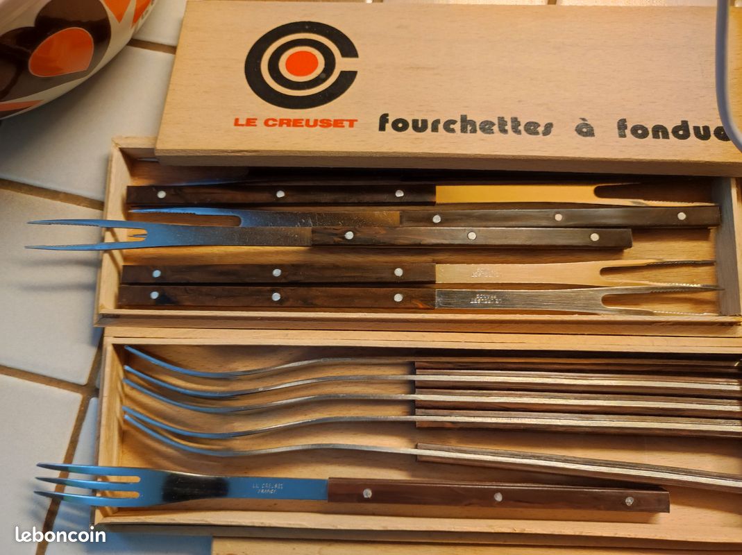 Ensemble à fondue LE CREUSET vintage (image 10)