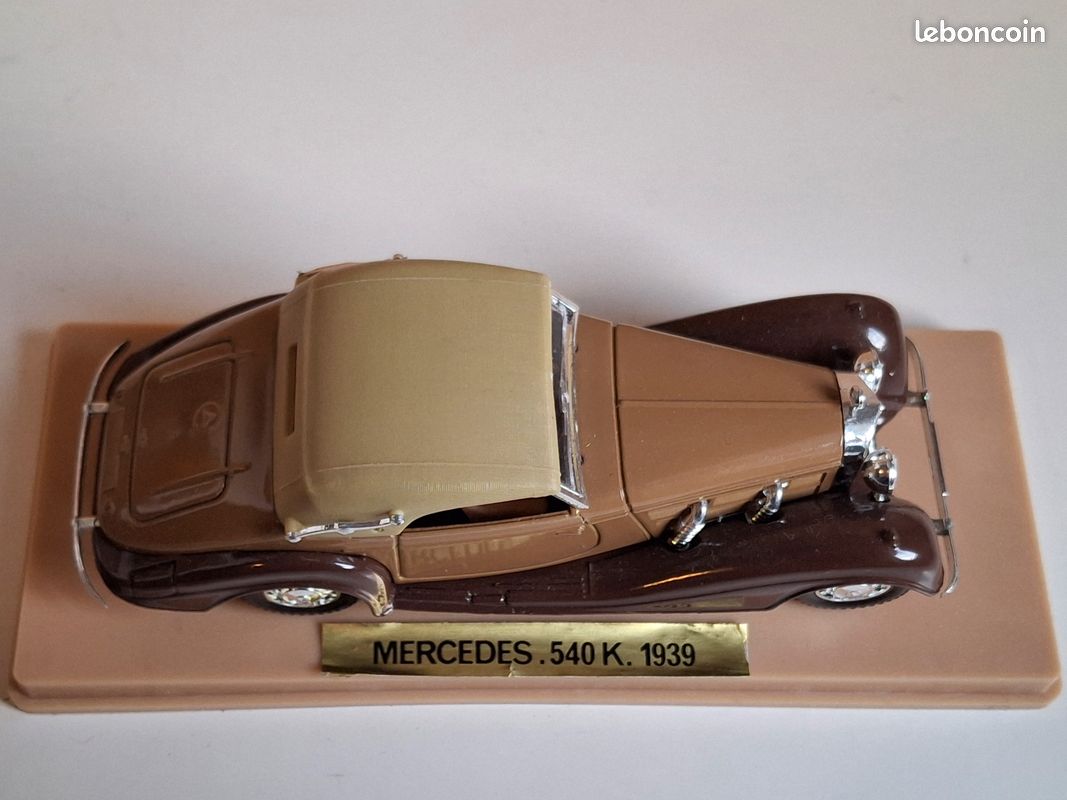 Mercedes 540 K 1939 1/43 Solido – Voiture Miniature En Métal Boîte Carton