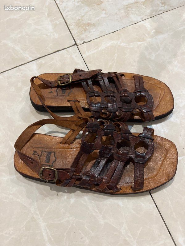 Sandales, cuir, véritable à vendre (image 2)