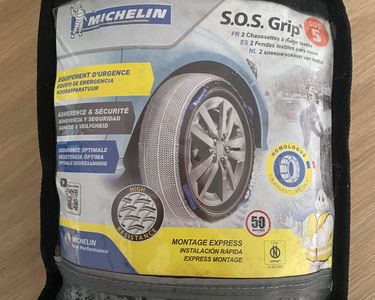 Chaussettes neige Michelin SOS GRIP N° 5 - 45 - Équipement auto
