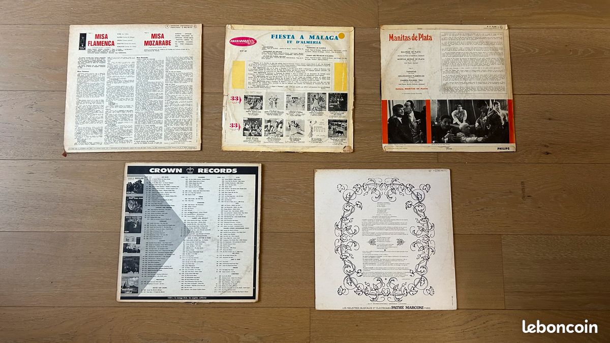 Lot 11 disques vinyles 33 Tours type World / hispanique (image 2)