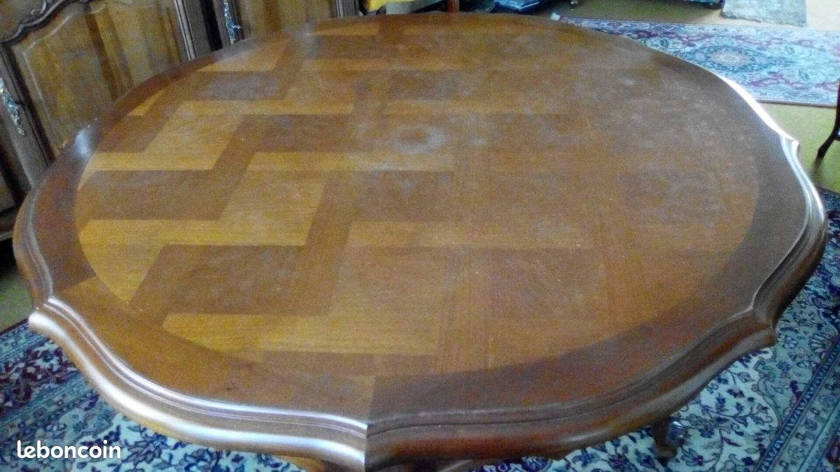Table ronde merisier massif (image 1)