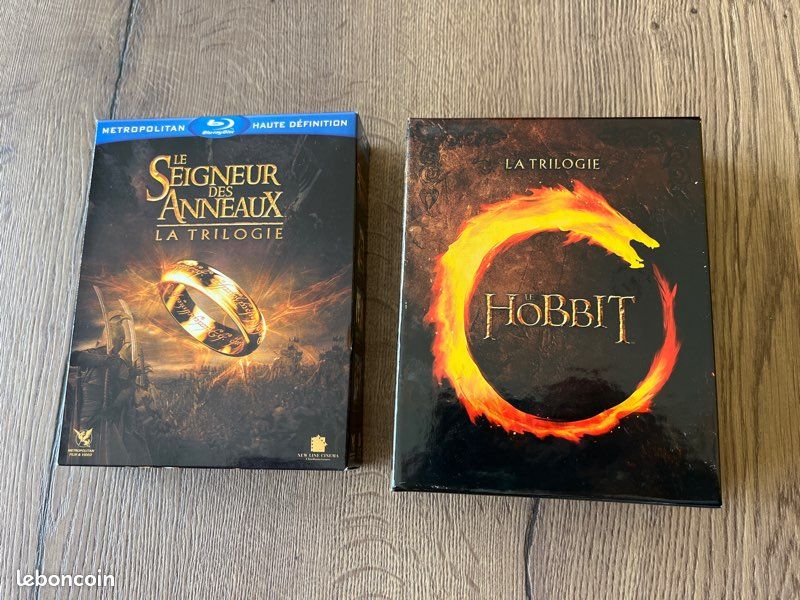 2 coffrets blu-ray Seigneur des anneaux/Hobbit (6 films) (image 1)