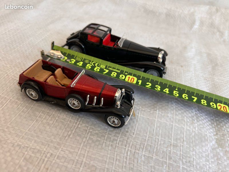 Lot De 35 Miniatures Solido Et Divers 1/43 - Mercedes, Bugatti, Citroën - Occasion