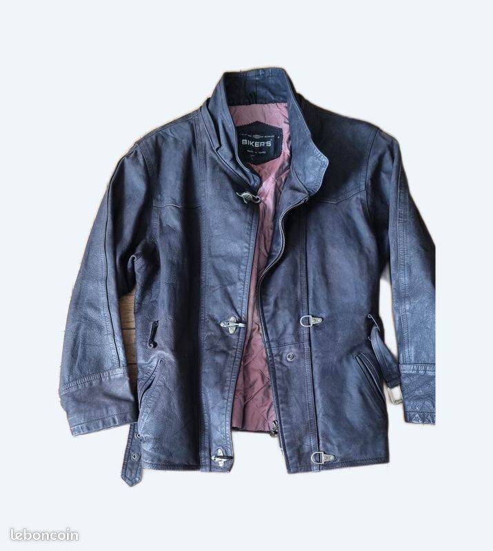 Veste en cuir - très bon état - taille 36 (image 1)