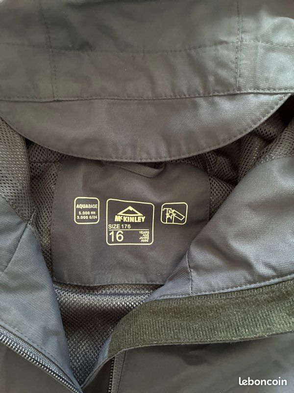 Veste coupe-vent imperméable enfant (image 2)