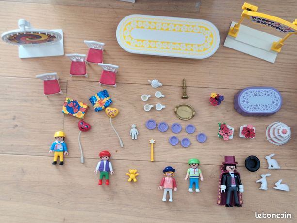 Jouet PLAYMOBIL Vintage Set 5511 "Arche Fleurie Goûter" De 1998 - Belle époque 1900, Avec Calèche, Famille Et Maisons