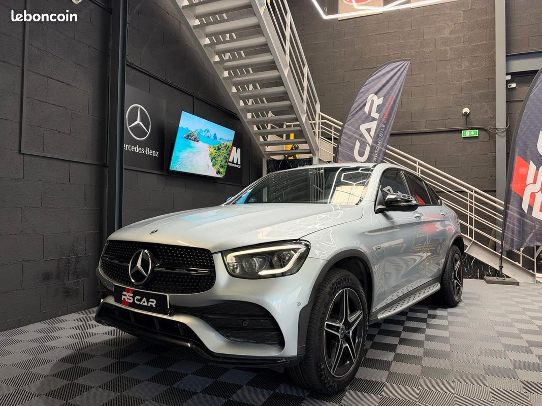 Mercedes Benz GLC COUPE 300 E 4MATIC 320 CV AMG LINE PHASE 2 TOIT OUVRANT - BURMESTER - (image 10)