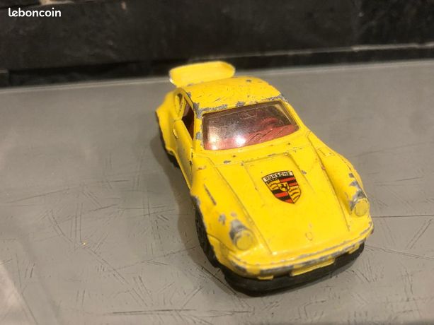 Voiture Miniature Majorette Porsche Turbo N°209 - échelle 1/57, Rouge, Occasion