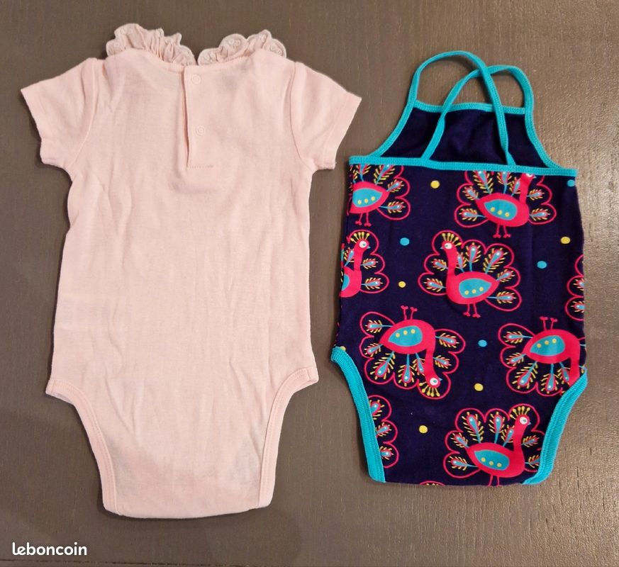 Lot de 2 body 9 mois (image 3)