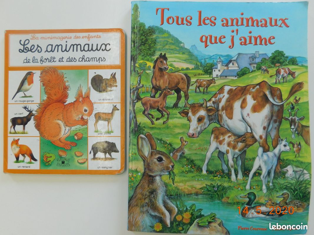 Deux livres sur les animaux (image 1)