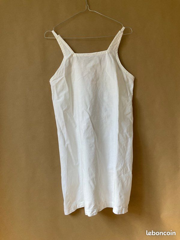 Fond de Robes Longue Lingerie Femme sous Robe Bretelles Slip Elégant