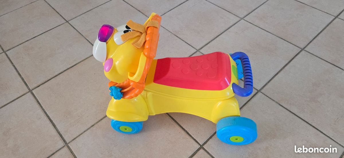 Lion Fisher Trotteur Leon Fisher Price Trotteur Porteur Musical Lion