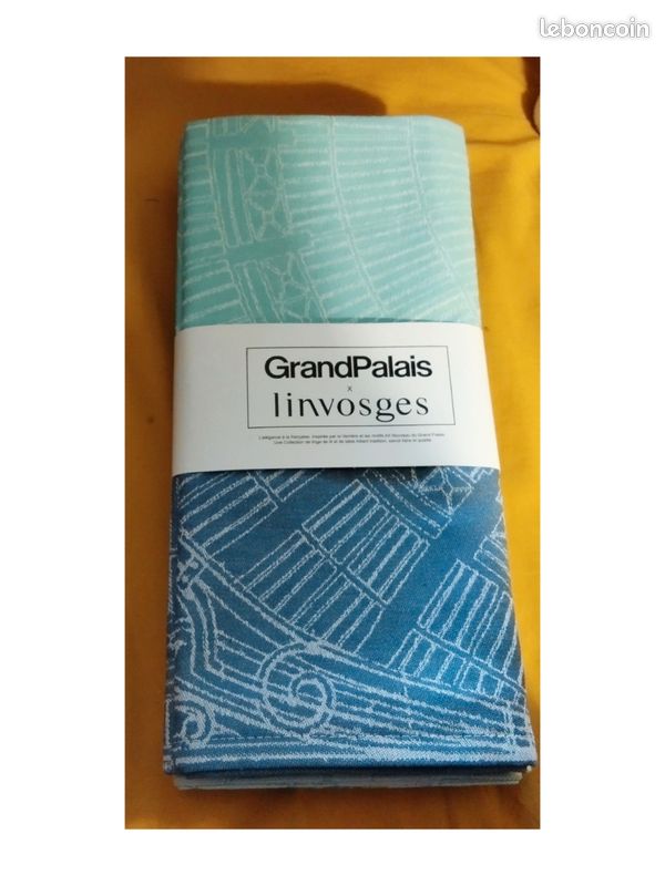 Lot de 6 torchons de cuisine Mineur bleu 50x80 cm - Maison