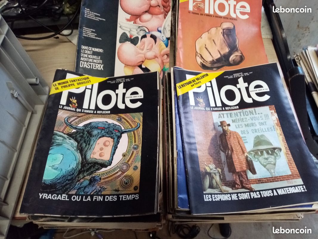 Lot de 83 revues PILOTES 60/70'S (image 3)
