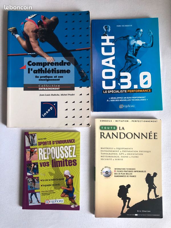 Lot livres (santé, nutrition, esthétique, sport, biographies) (image 3)