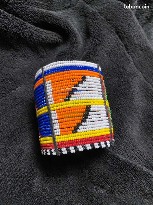 Bracelet massaï perles (image 1)
