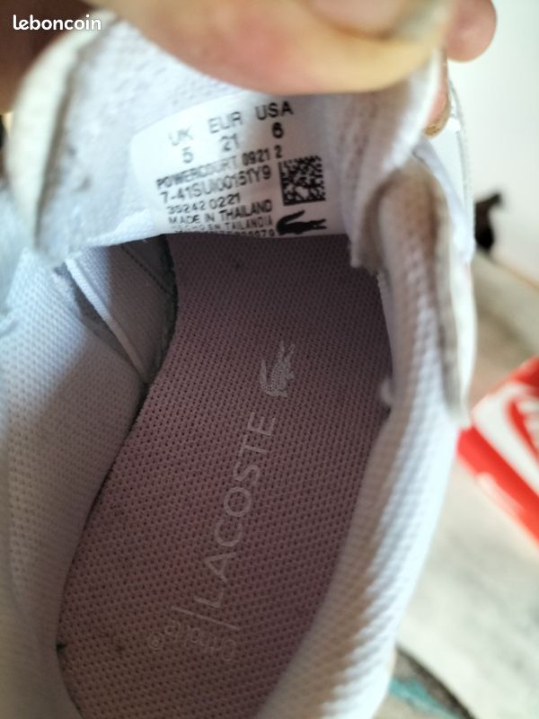 Basket lacoste enfant (image 2)