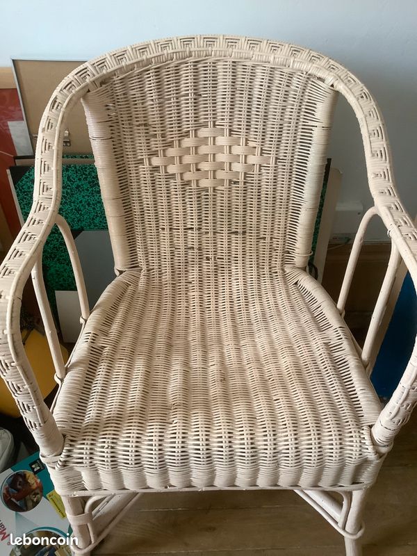 Fauteuil en osier (image 2)