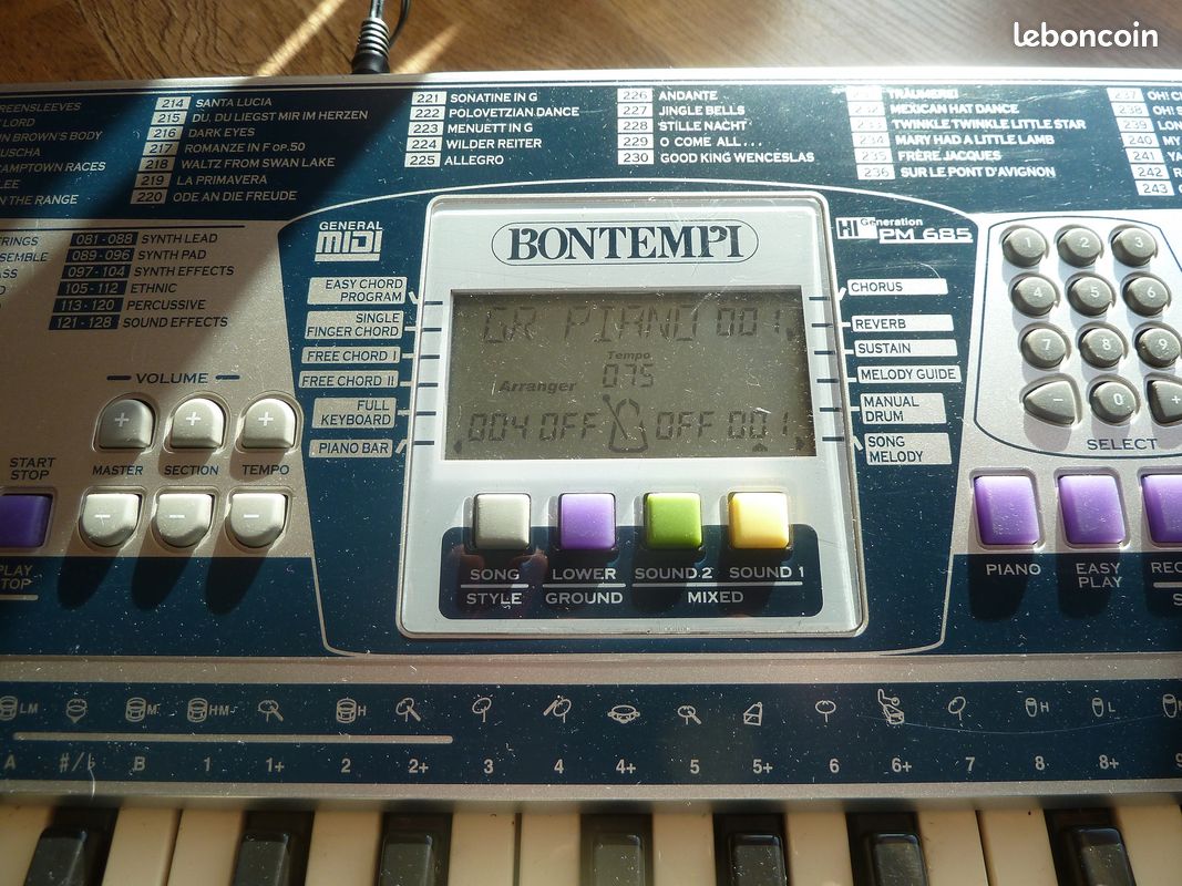 Piano Bontempi PM685 Instruments de musique