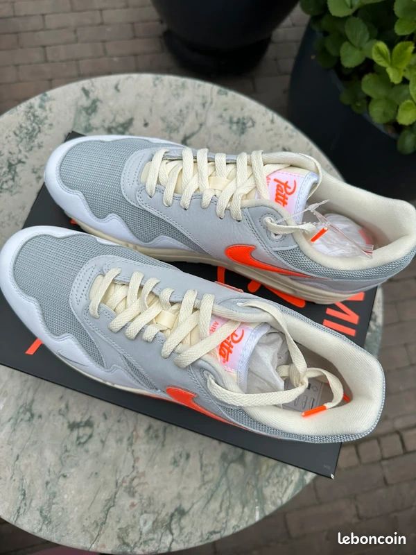 Nike Air Max 1 Patta Waves gris Shoe (image 4)