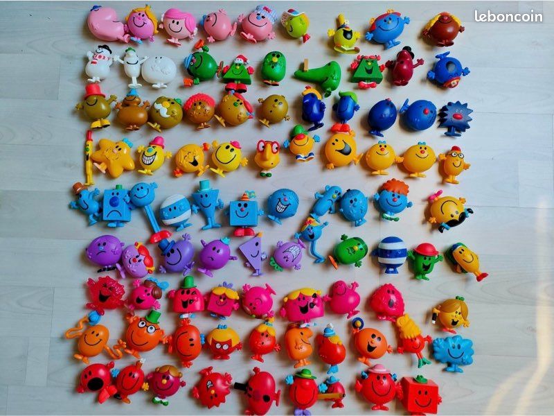 Collection Complète 90 Figurines Monsieur Madame McDonald's Mcdo - état Très Bon