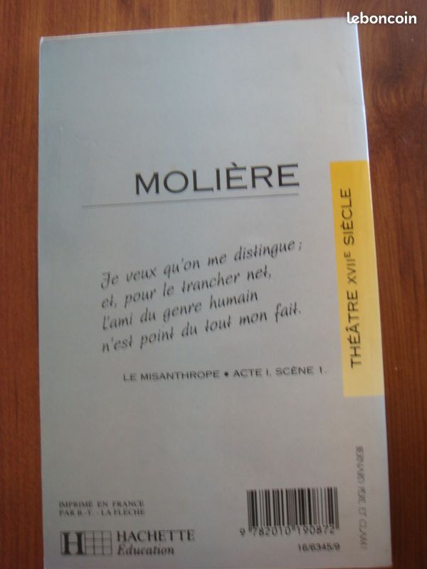 Le misanthrope de Molière (image 2)