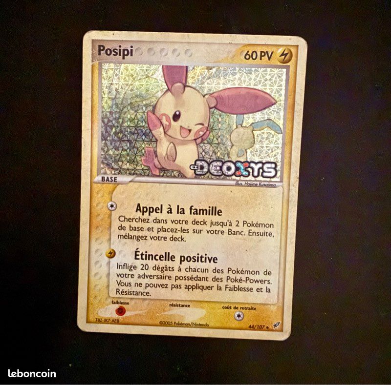 Pokémon - Lot 2 Cartes Reverse Stamp - Bloc EX DEOXYS - Collection