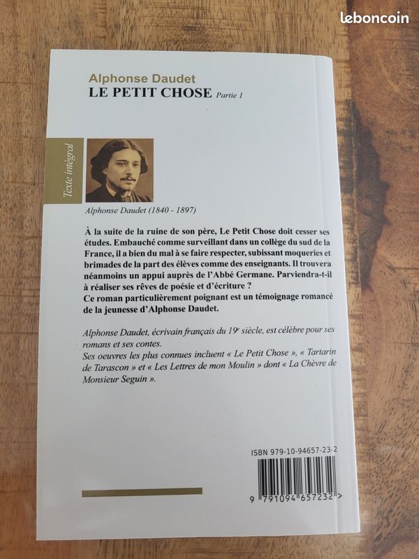 Livre Le petit chose (image 2)