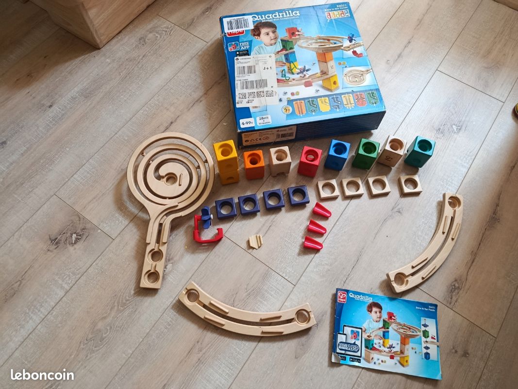 Circuit billes en bois Hape Quadrilla (image 5)